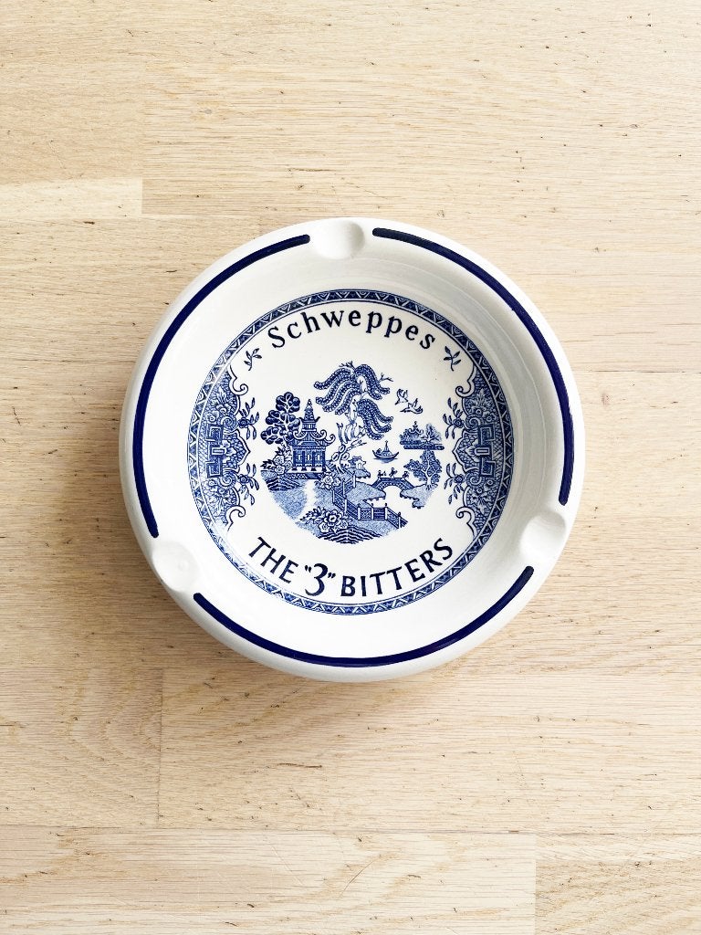 Cendrier Schweppes en poterie vintage de Gien, Enlèvement ou Envoi