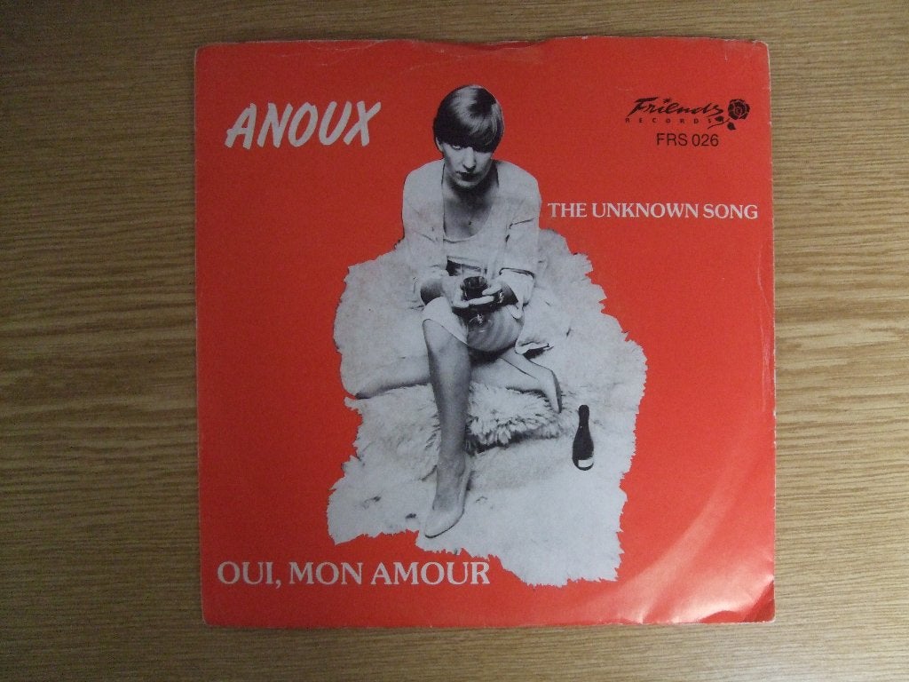 ANOUX   OUI, MON AMOUR / THE UNKNOWN SONG   (ZIE FOTO 2 ), Cd's en Dvd's, Vinyl Singles, 7 inch, Ophalen of Verzenden, Zo goed als nieuw