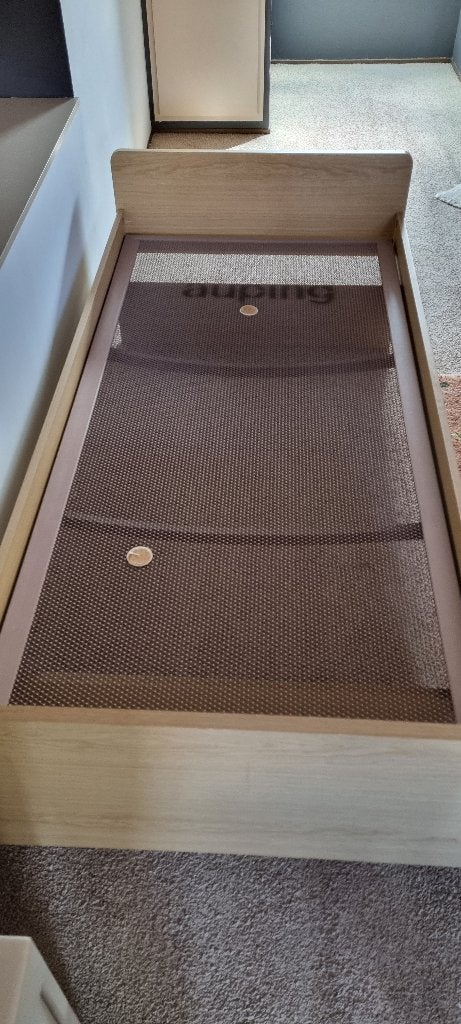 Bedbodem Auping, Ophalen, Gebruikt, 90 cm, Eenpersoons