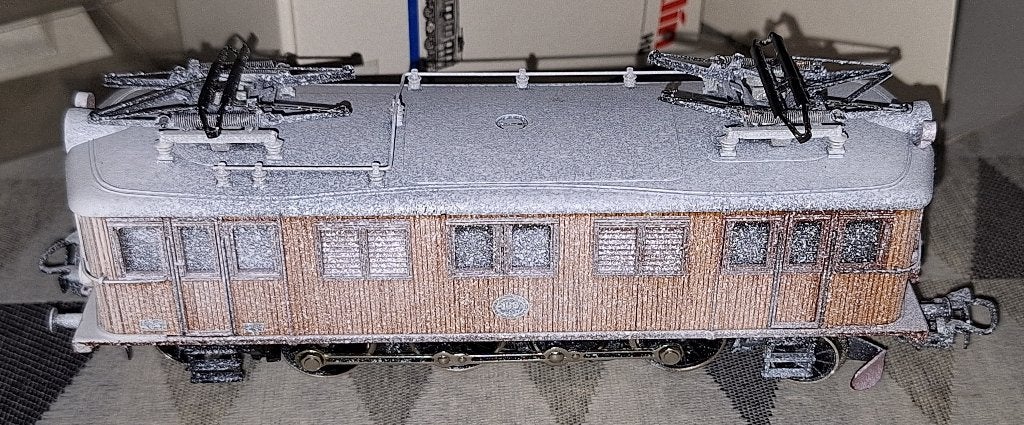 Märklin HO 3171 houten elek. locomotief van de SJ besneeuwd, Analogique, Enlèvement ou Envoi, Comme neuf, Locomotive