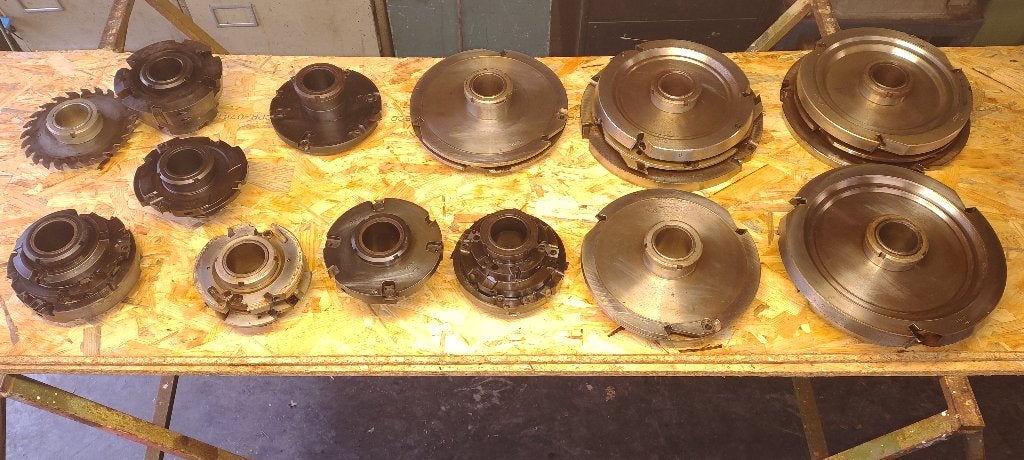 frezen set met wegwerp messen voor ramen en deuren, Ophalen, Gebruikt, Elektrisch, Bovenfrees