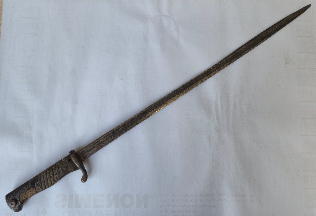 WW1 Duitse M1898/05 bajonet, Enlèvement, Armée de terre, Couteau ou Poignard