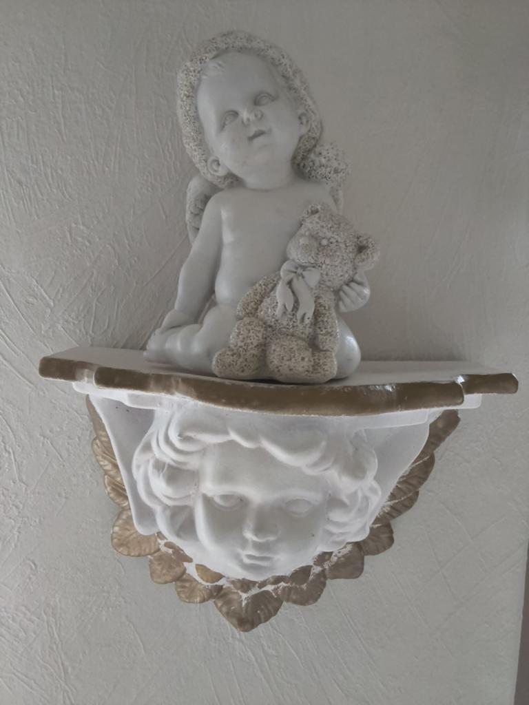 Wanddecoratie engeltje  ! Buiten of binnen decoratie, Ophalen, Zo goed als nieuw, Overige materialen, Engelenbeeld