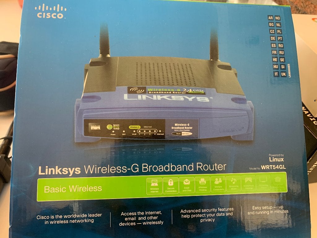 Router Linksys Wireless-G Broadband ROUTER, Computers en Software, Ophalen, Gebruikt, Router, LinkSys
