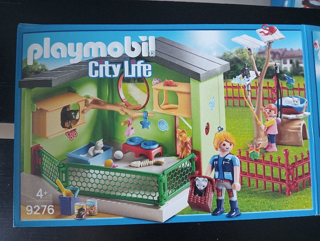 Playmobil kattenverblijf, Ophalen
