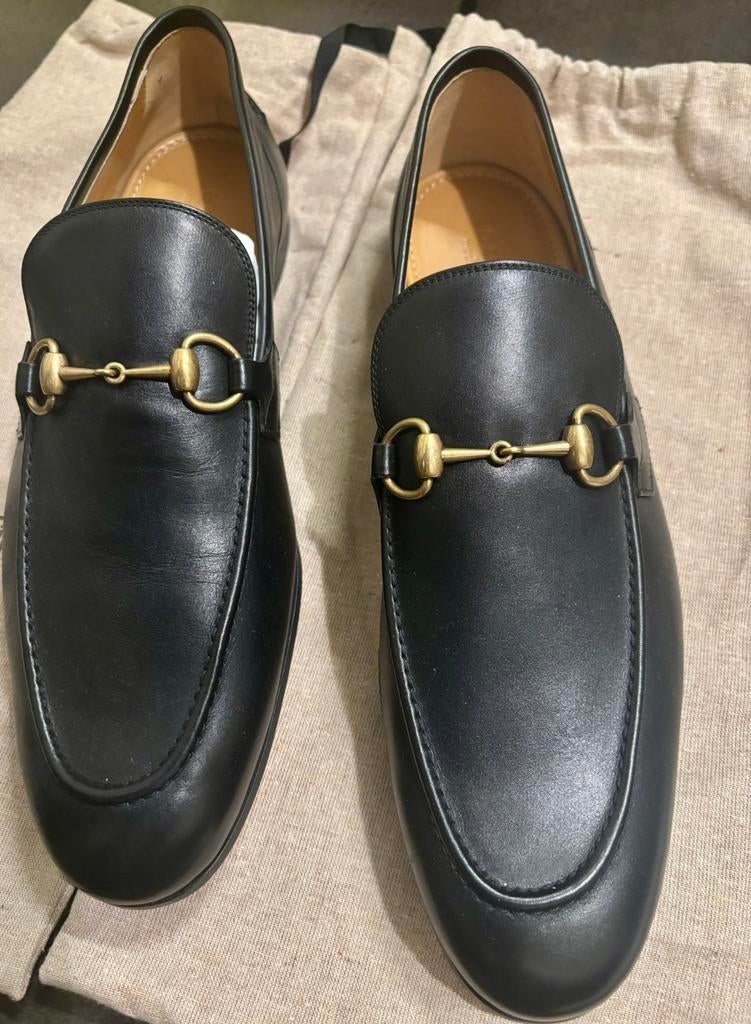 Mocassin Gucci Jordaan pour homme taille 45 1/2 Tout neuf !, Vêtements | Hommes, Chaussures, Enlèvement ou Envoi, Neuf, Noir, Flâneurs