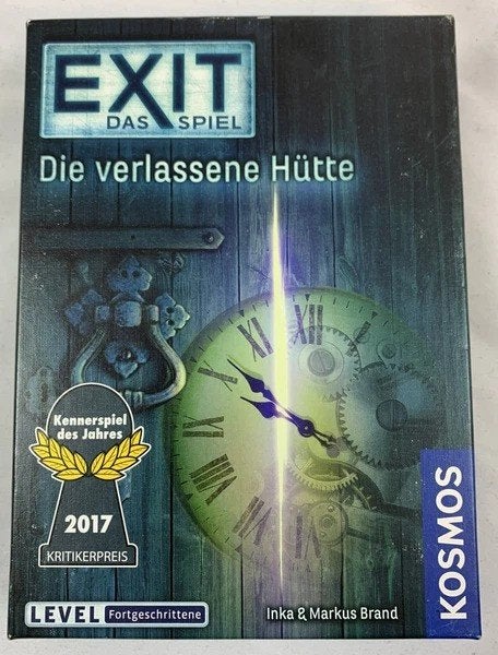 Exit Het Spel De Verlaten Hut Kosmos Escape Room, Hobby en Vrije tijd, Verzenden, Zo goed als nieuw