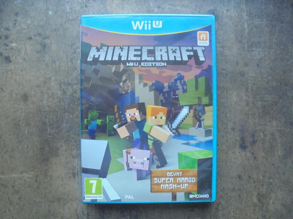 Minecraft Wii U Edition voor Wii U (zie foto's), Consoles de jeu & Jeux vidéo, 1 joueur, À partir de 7 ans, Aventure et Action