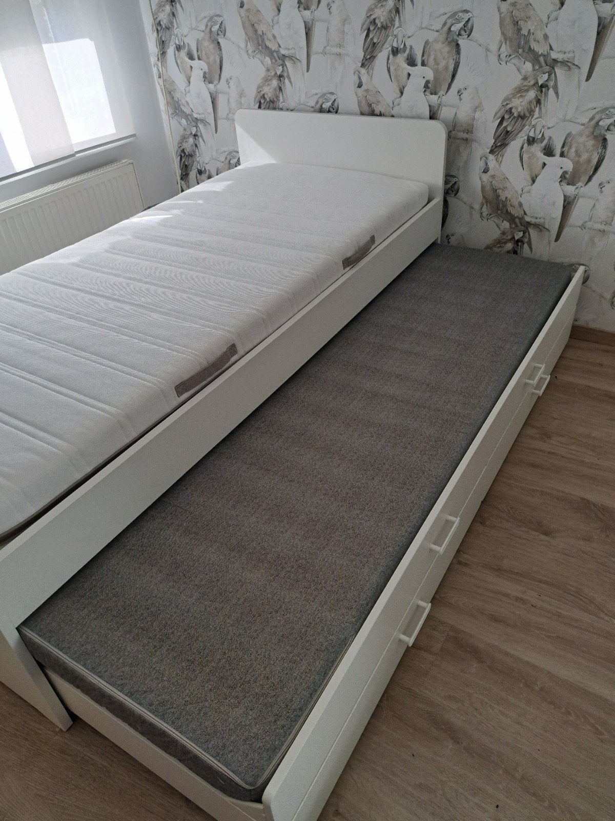 gratis 1 pers.ikea bed kleur wit, Huis en Inrichting, Ophalen