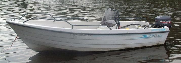 Consoleboot Visboot Terhi Nordic 6020C, Watersport en Boten, Vis- en Consoleboten, Ophalen, Gebruikt, 3 tot 6 meter, Overige materialen