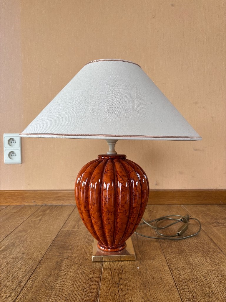 Lampe de table, Maison & Meubles, Avec prise, 48 cm, Comme neuf, Céramique