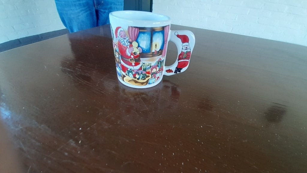 mok kerstman, Diversen, Ophalen of Verzenden, Zo goed als nieuw