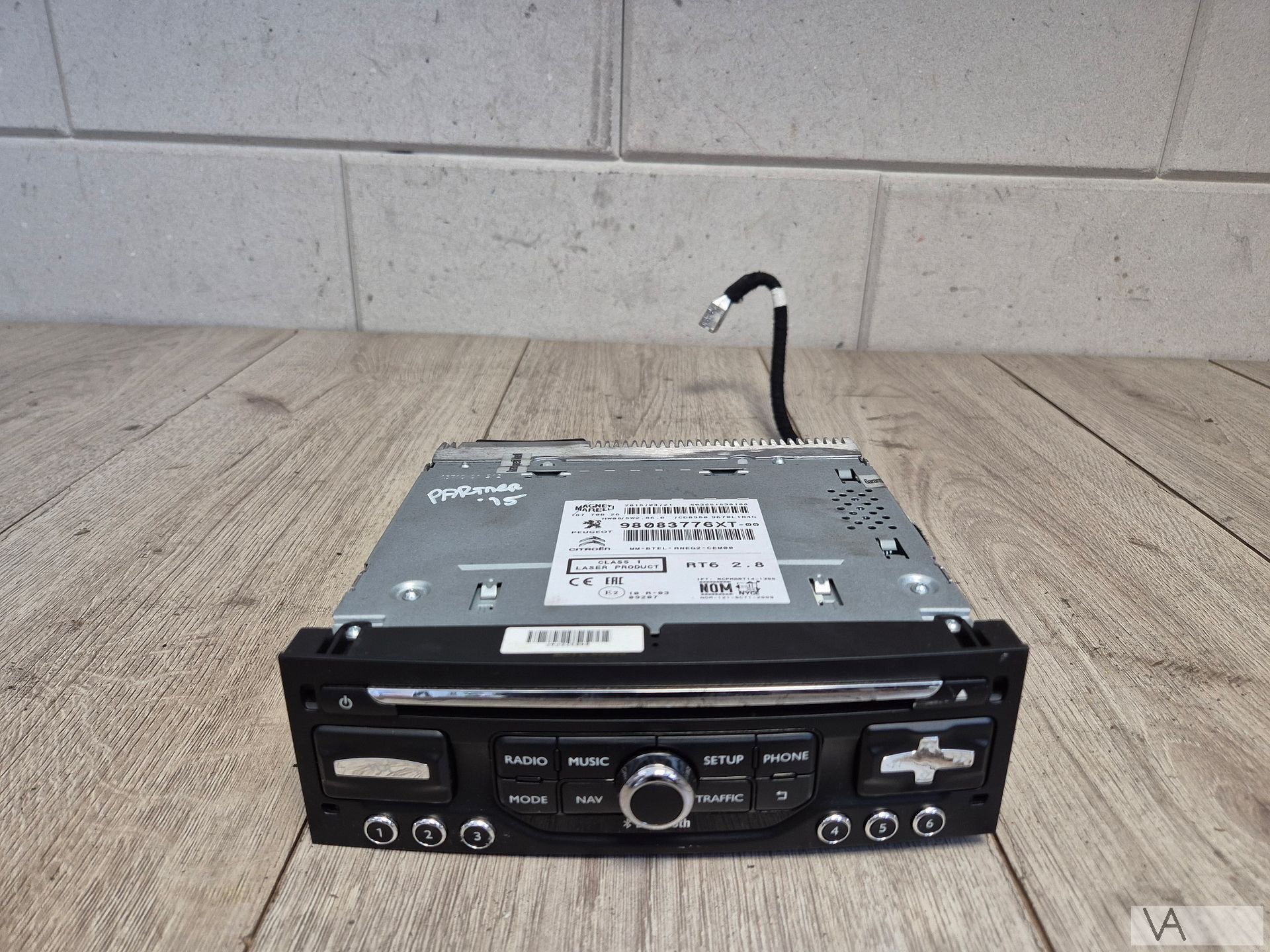 Radio navigatie Peugeot Partner Citroen Berlingo 98083776xt, Gebruikt, -, -, Ophalen of Verzenden