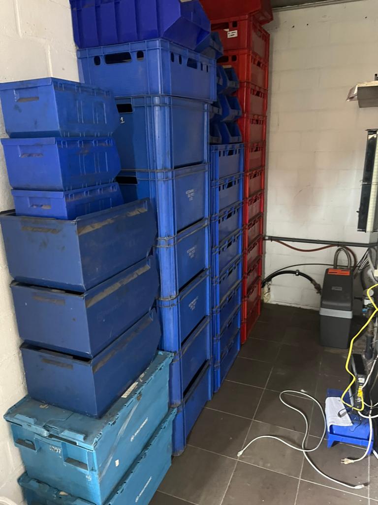 Poubelles en plastique, Enlèvement, Comme neuf