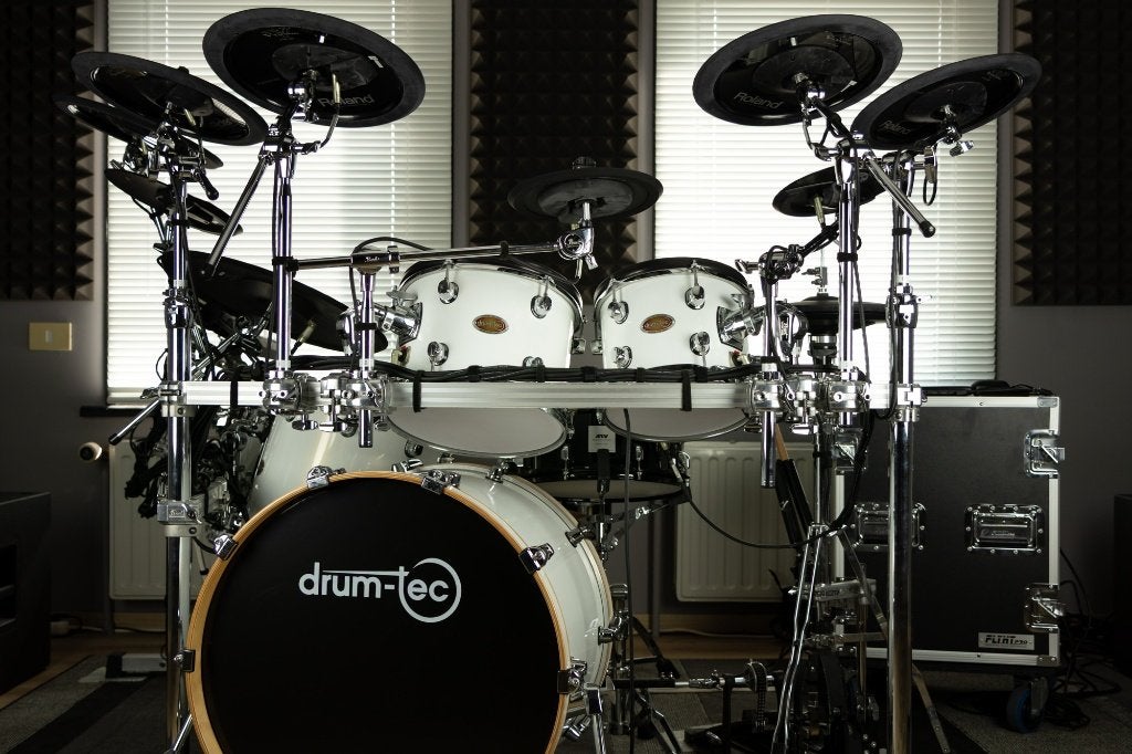 Drum-Tec Pro met Pearl Mimic Pro inclusief hardware en cases, Muziek en Instrumenten, Ophalen, Zo goed als nieuw, Pearl, Elektronisch