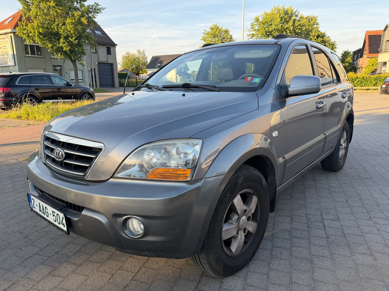 Kia sorento 2007 2.5 diesel automaat, Auto's, Kia, Bruin, Leder, Te koop, USB