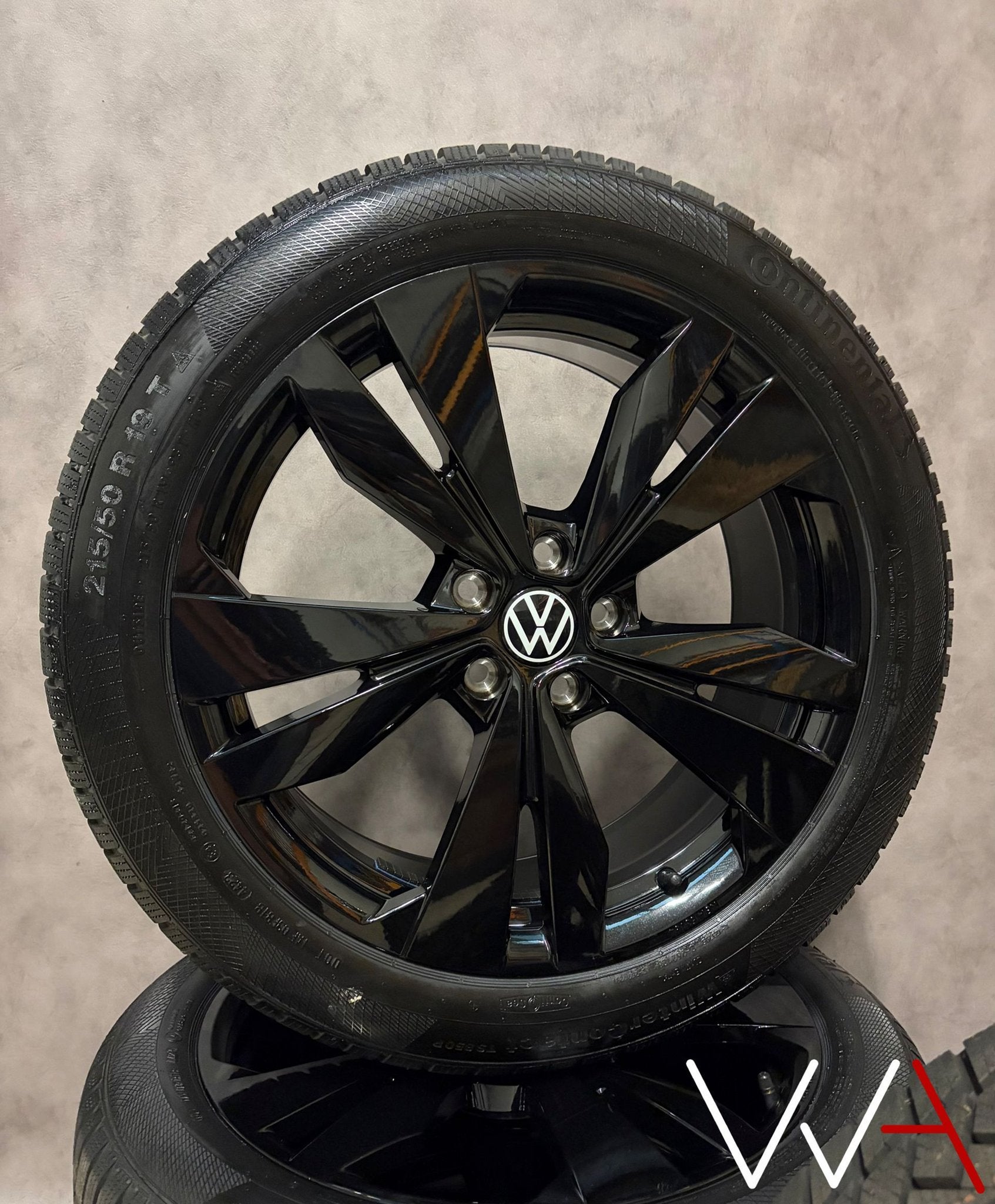 19'' Volkswagen ID.3 ID3 Loen Winter velgen set NIEUW Black, Autos : Pièces & Accessoires, Pneus & Jantes, Neuf, Pneus et Jantes