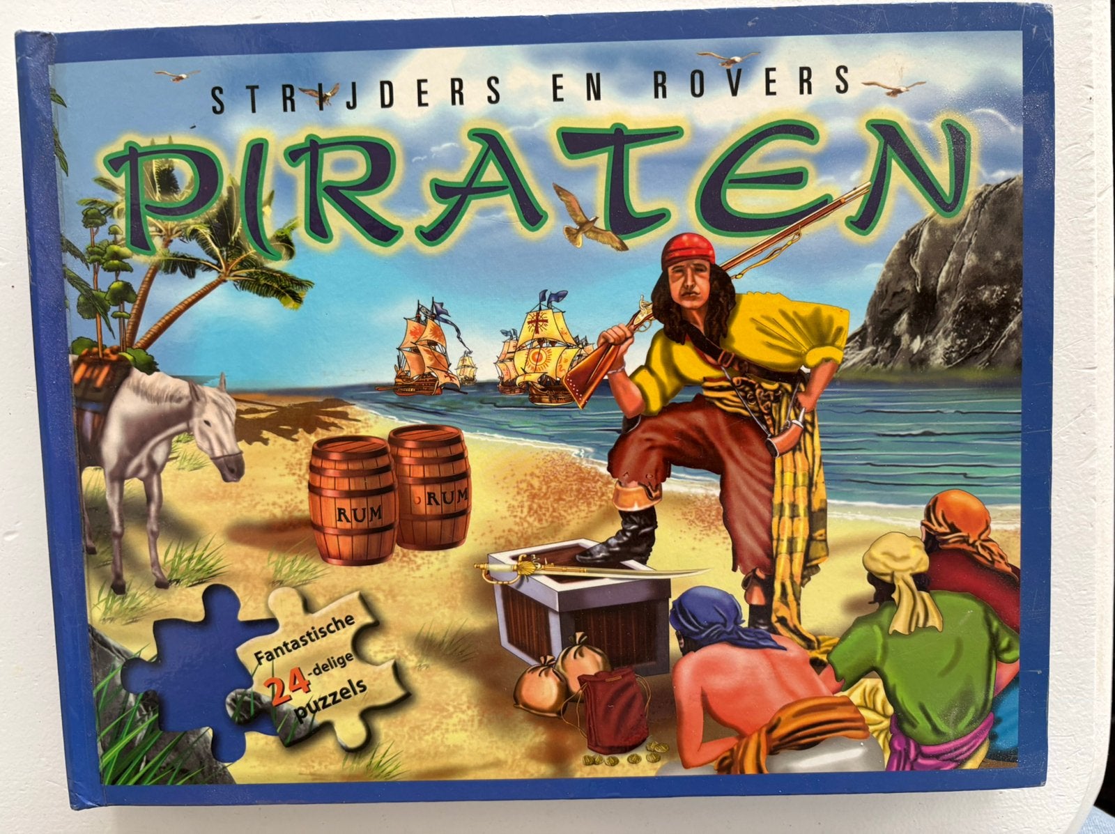 Piraten puzzelboek, Ophalen, 10 tot 50 stukjes, Gebruikt