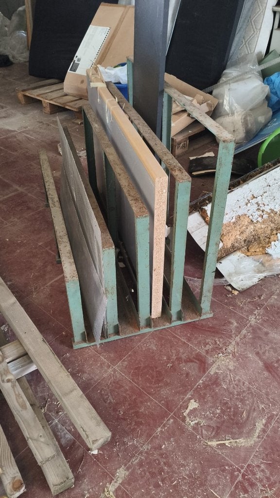Étagère à plaques/porte-assiettes en métal robuste — 20€, Enlèvement, Utilisé, Autres métaux