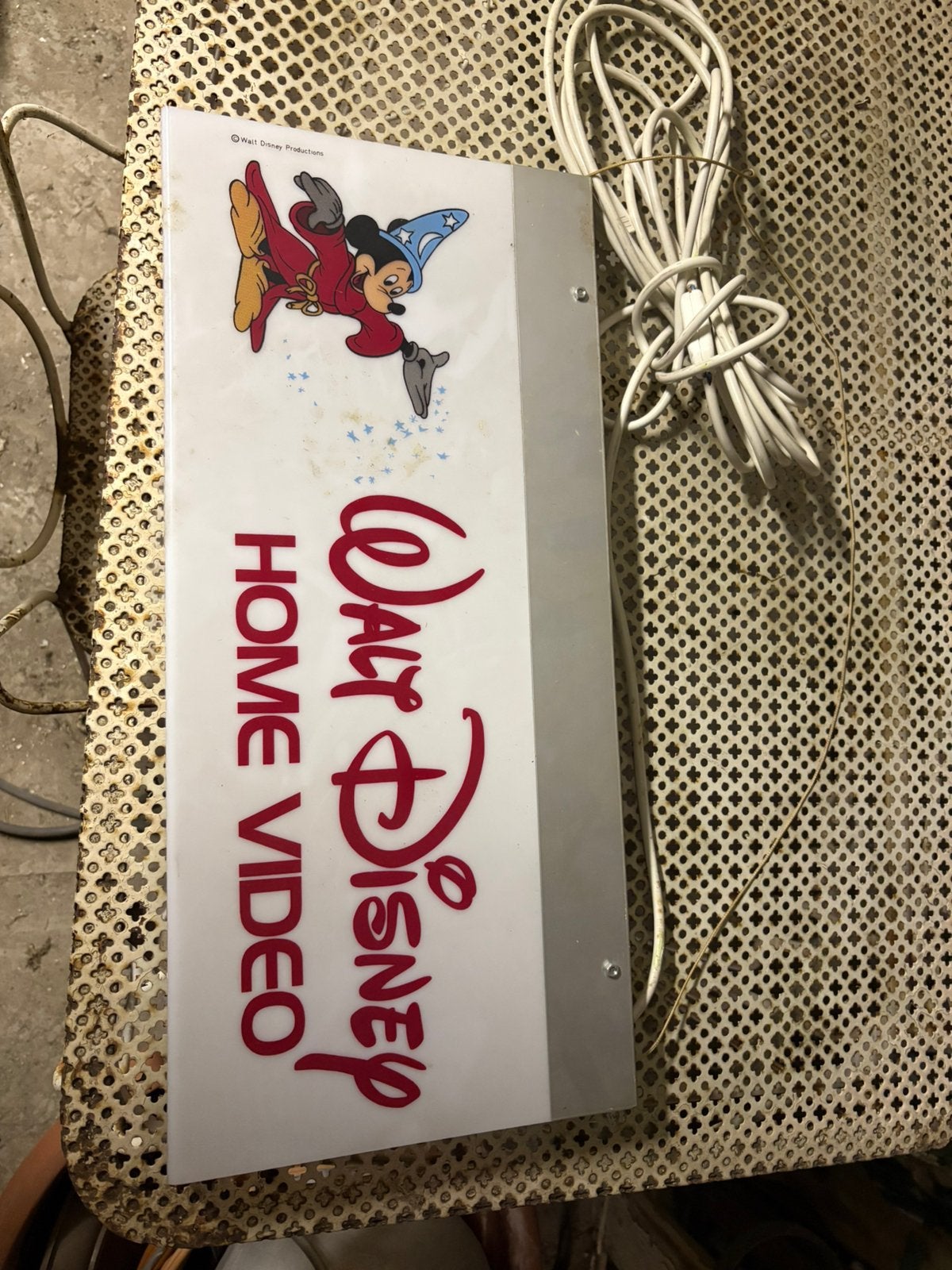 Lampe vidéo personnelle originale pour Walt Disney, Enlèvement ou Envoi, Utilisé
