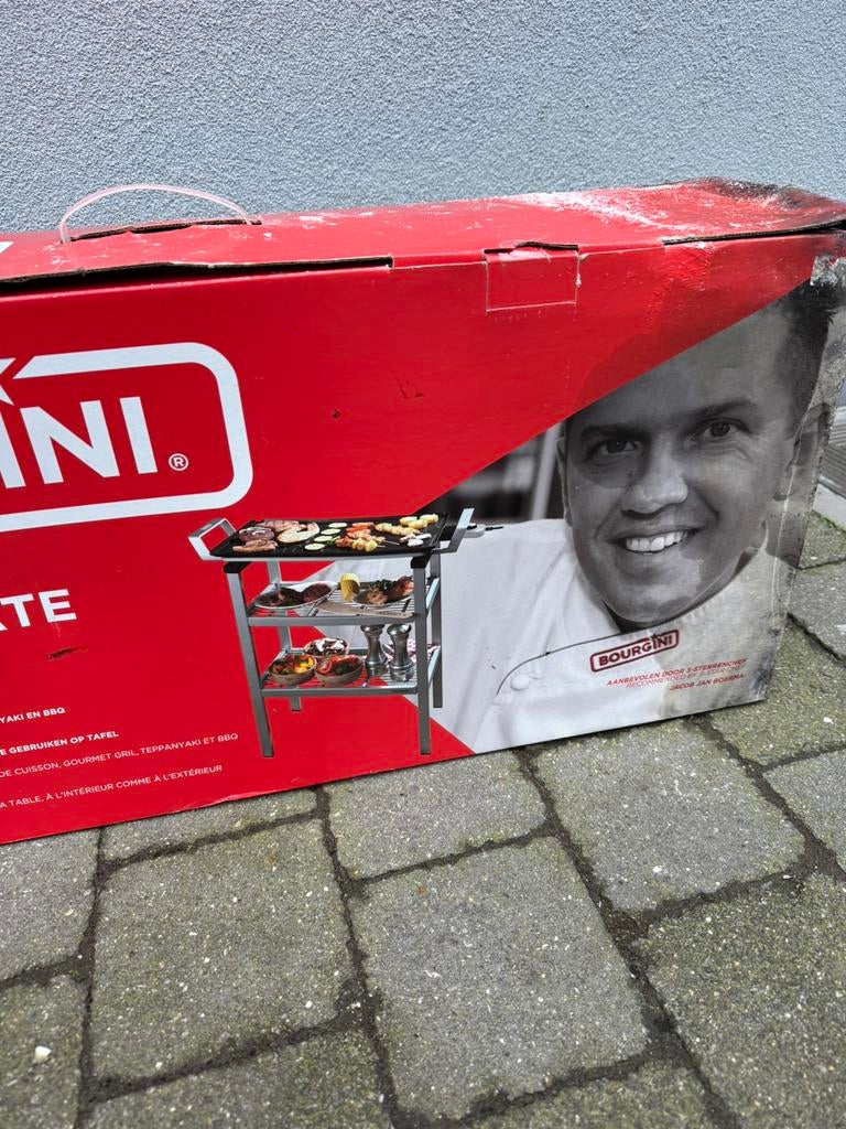 Elektrische barbecue nieuw, Tuin en Terras, Ophalen, Nieuw