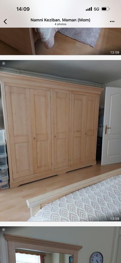 Chambre complète, Maison & Meubles, Enlèvement, Comme neuf