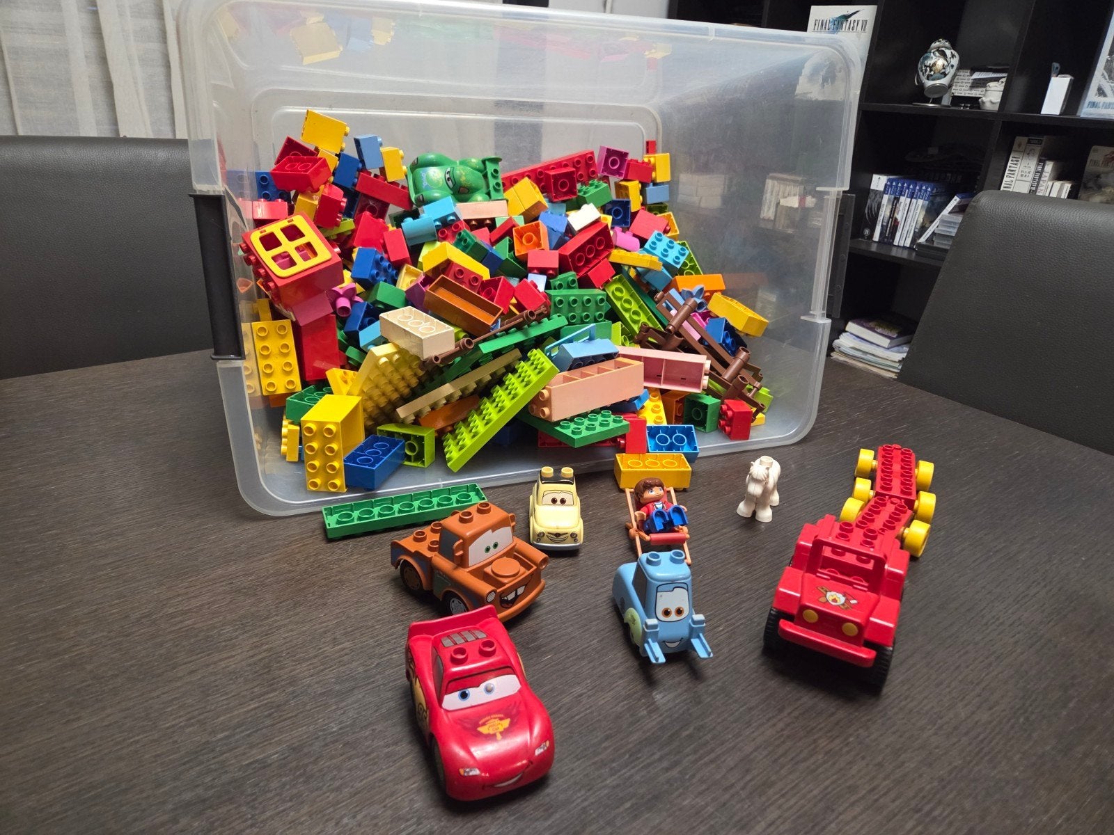 duplo blokken met duplo cars, Kinderen en Baby's, Ophalen