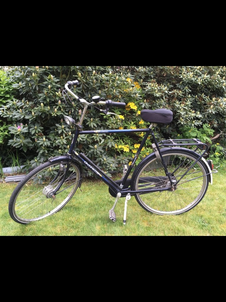 Herenfiets Gazelle, Fietsen en Brommers, Fietsen | Heren | Herenfietsen, Ophalen, Gebruikt, Versnellingen, 65 cm of meer