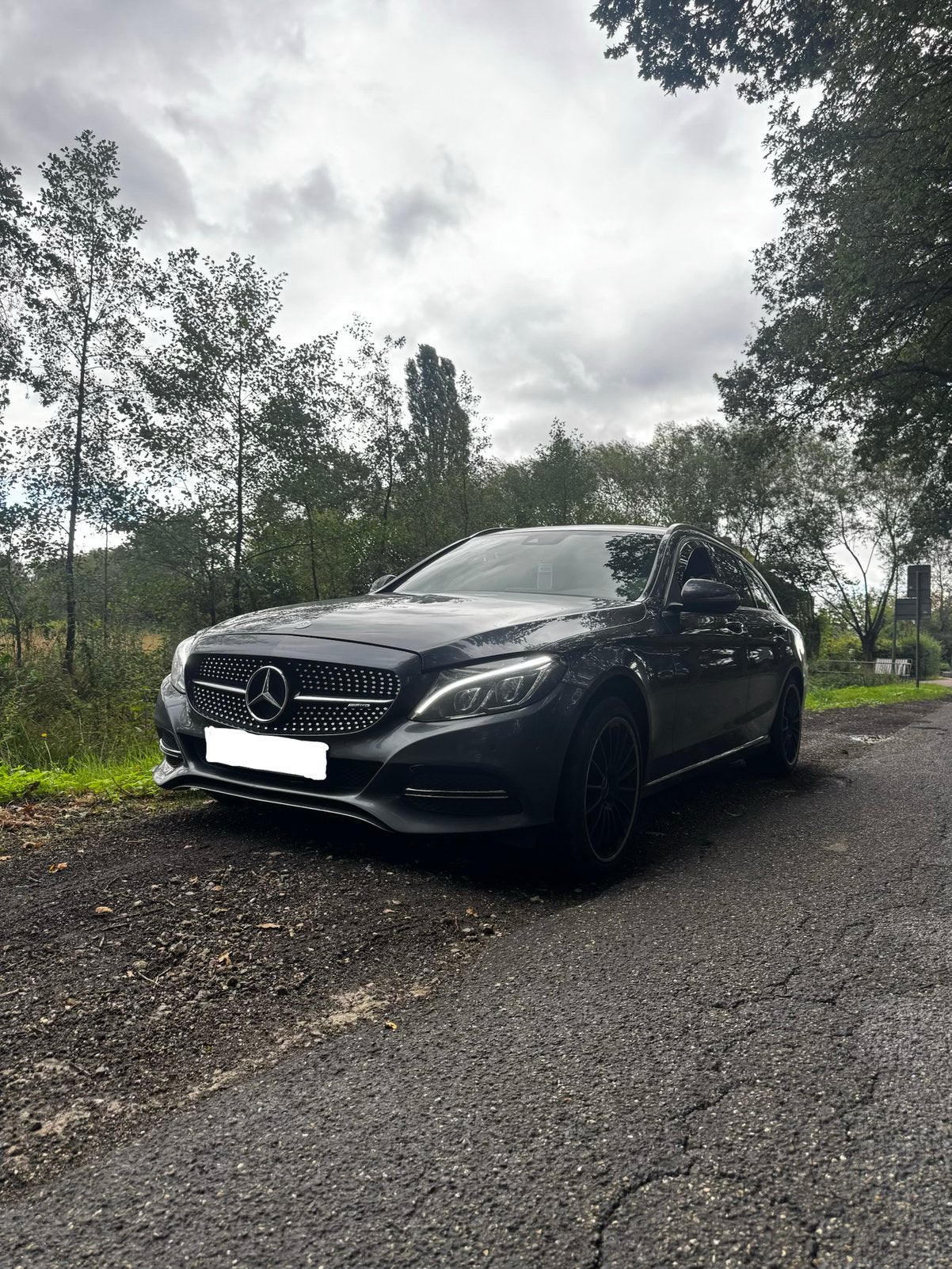 Mercedes C350e | 2015, Auto's, Automaat, Leder en Stof, Break, Particulier