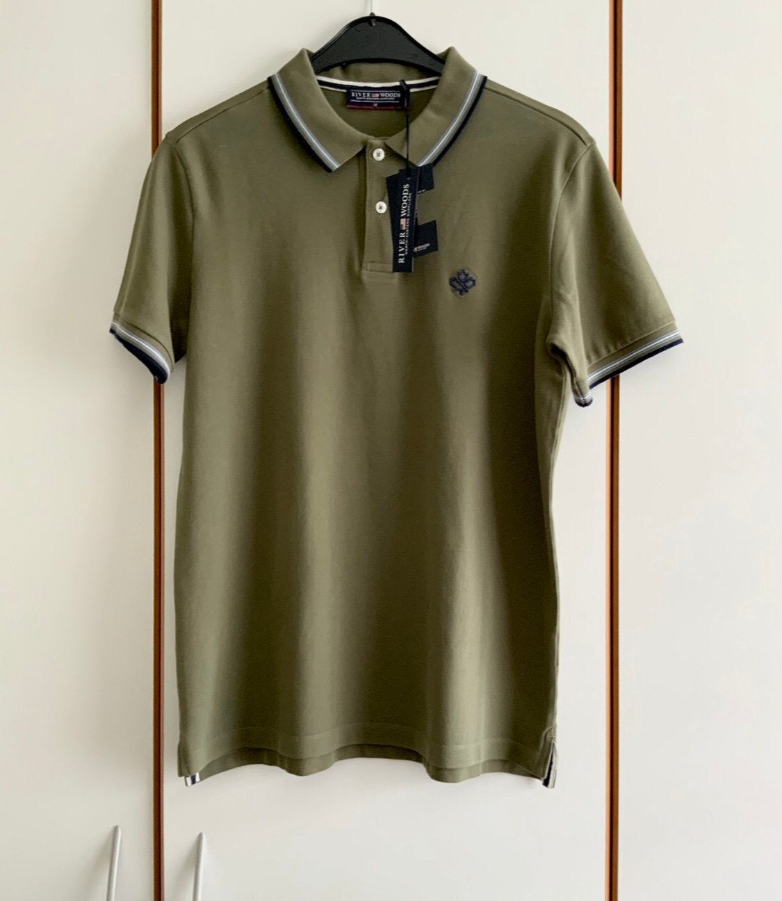 Prachtig poloshirt van River Woods maat M, Kleding | Heren, Polo's, Ophalen, Zo goed als nieuw
