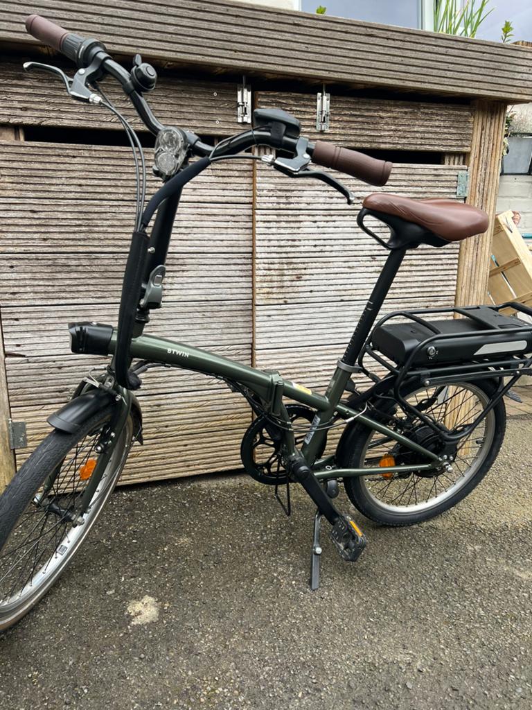 Vélo électrique Btwin Efold 500 – comme neuf, Enlèvement, Comme neuf