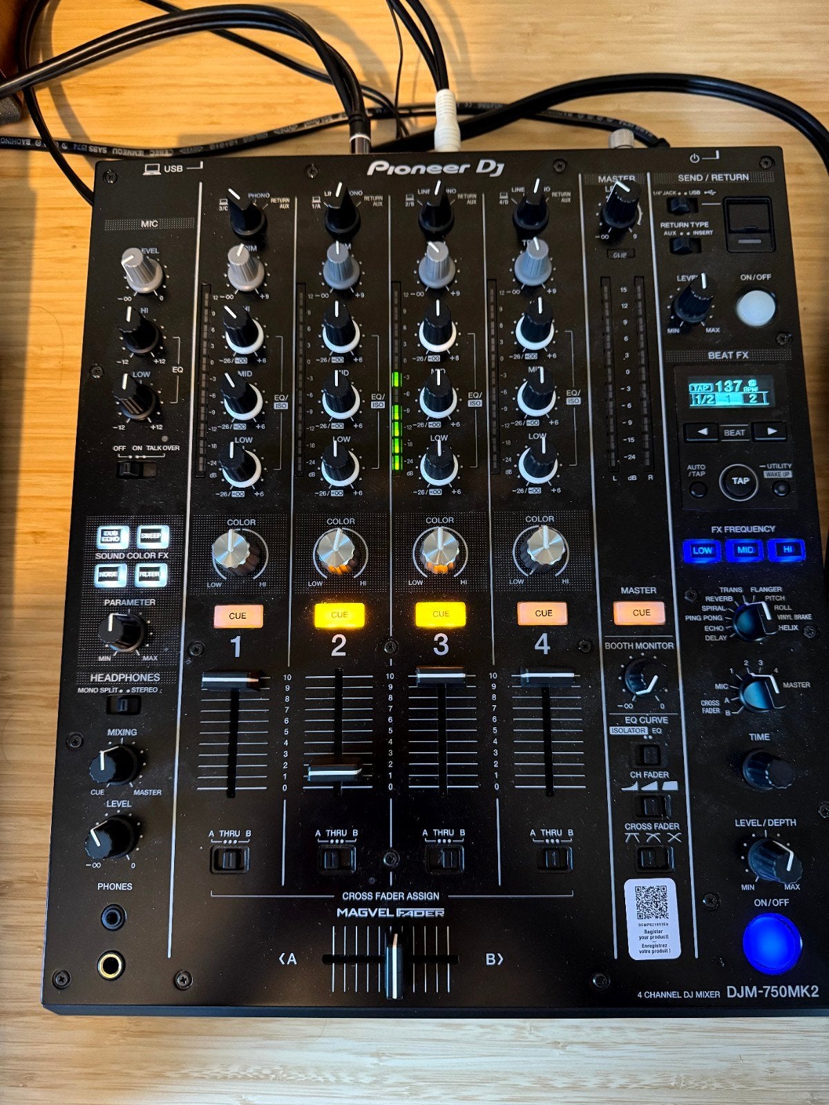 Pioneer DJM-750 MK2, Musique & Instruments, DJ sets & Platines, Enlèvement, Comme neuf, Pioneer