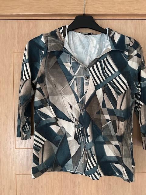 Blouse Claude Arielle maat 38 (nr6872), Kleding | Dames, Maat 38/40 (M), Ophalen of Verzenden, Claude Arielle, Grijs