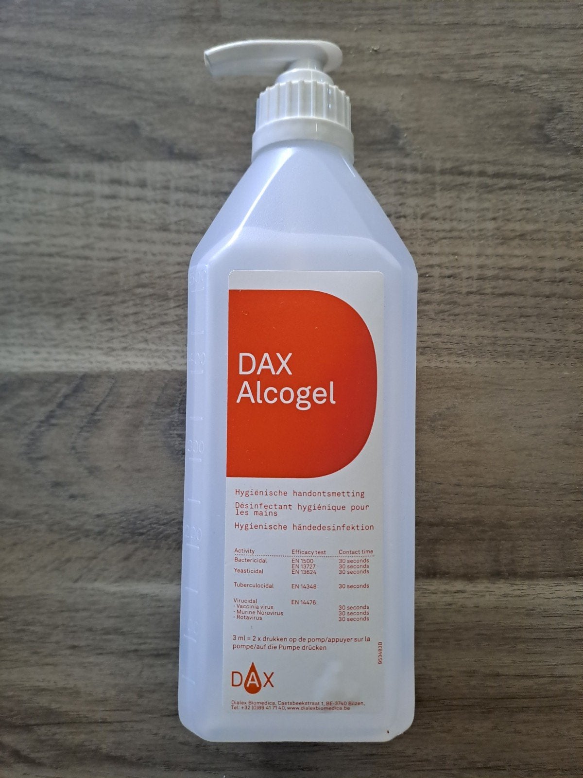 DAX handgel 500ml, Ophalen