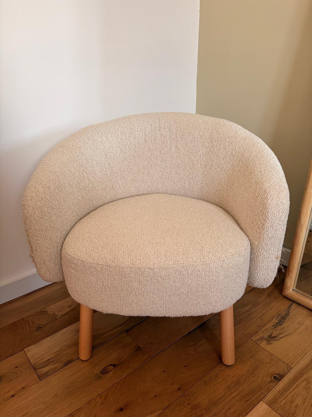Fauteuil Casa, Enlèvement, Utilisé, Scandinave, 50 à 75 cm