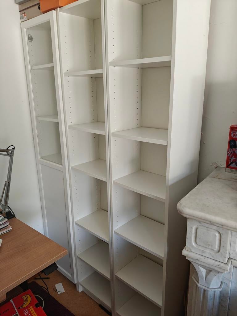 Witte Ikea Billy kasten - gereserveerd, Huis en Inrichting, Ophalen, 50 tot 100 cm, 150 tot 200 cm, 25 tot 50 cm
