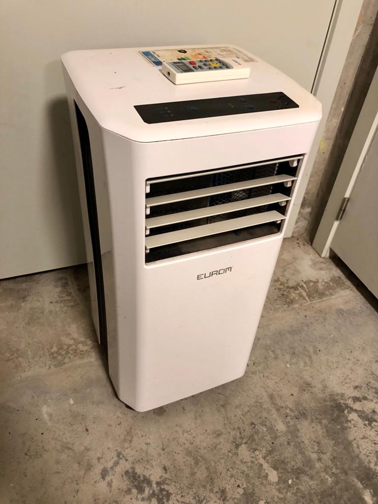 Airco Airconditioner mobiele Eurom !, Ophalen, Gebruikt