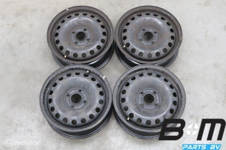 Set 14 inch stalen velgen VW Up! KBA43736, Gebruikt, Velg(en)