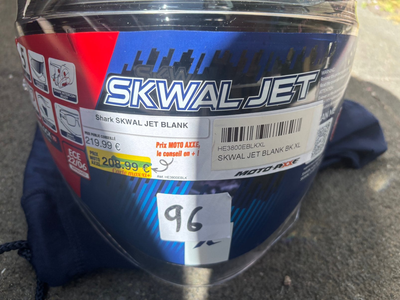 Casque skwal jet, Enlèvement ou Envoi, Neuf, Large
