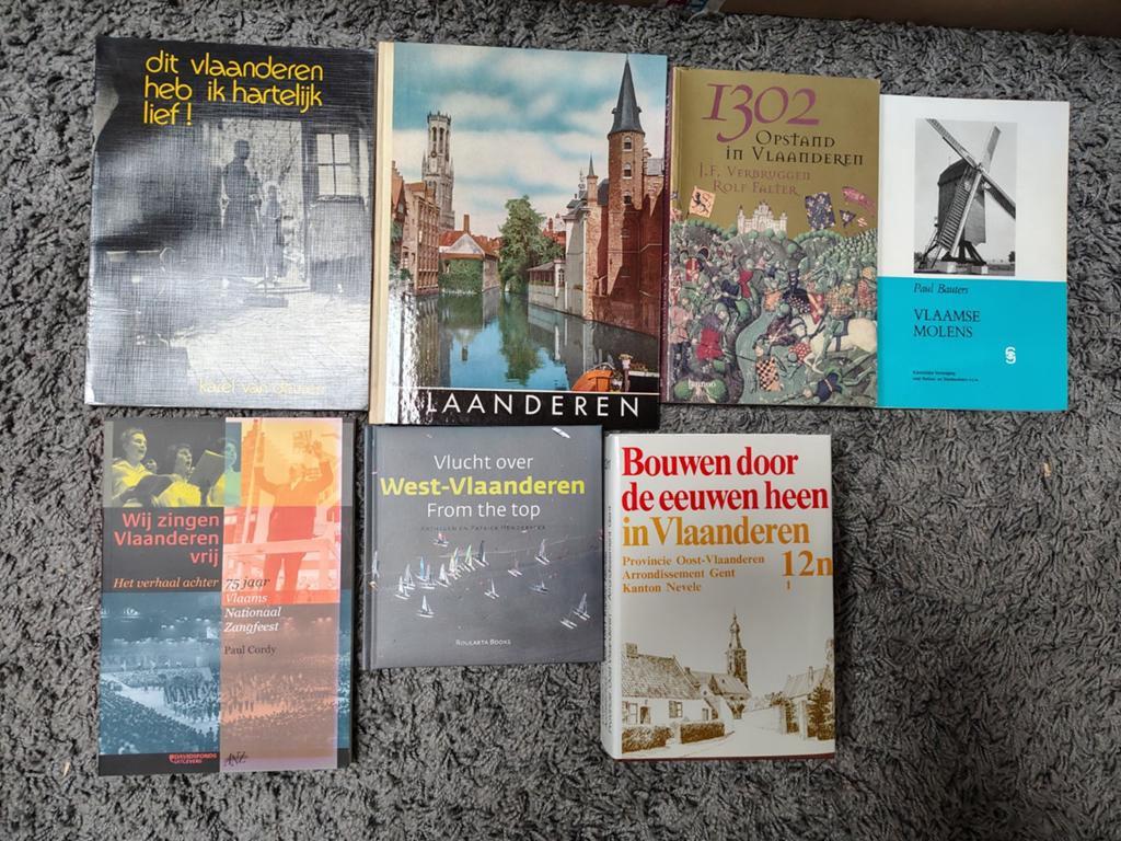 5 boeken VLAANDEREN, Boeken, Ophalen of Verzenden