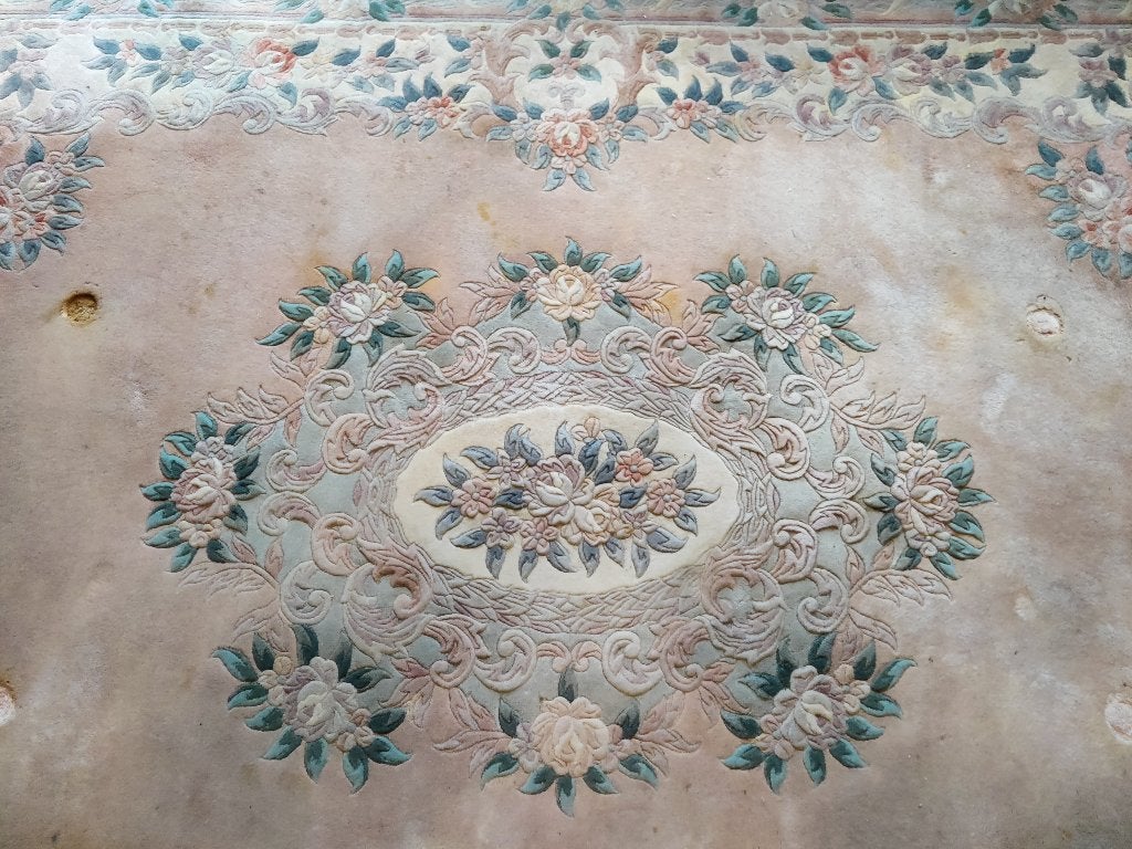 Chinees tapijt, Maison & Meubles, Ameublement | Tapis & Moquettes, 200 cm ou plus, 200 cm ou plus, Rose, Enlèvement