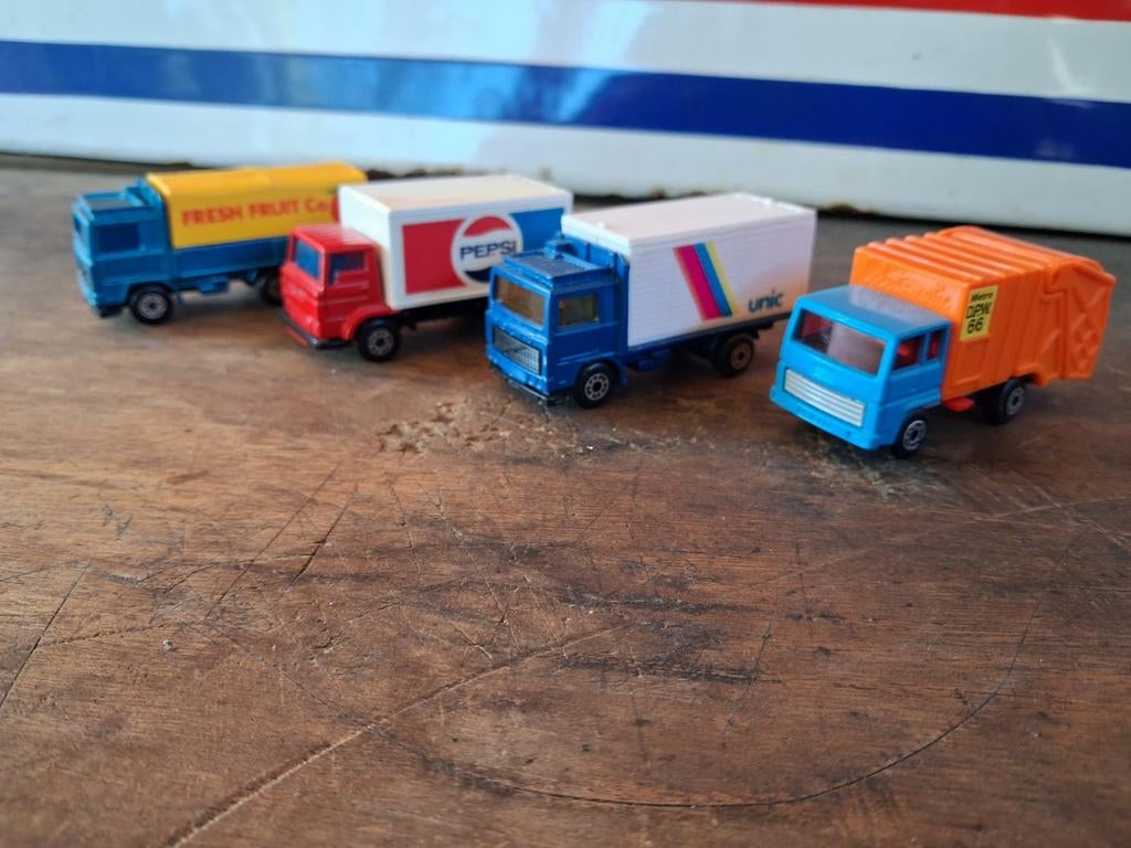 Matchbox vrachtwagens, Ophalen