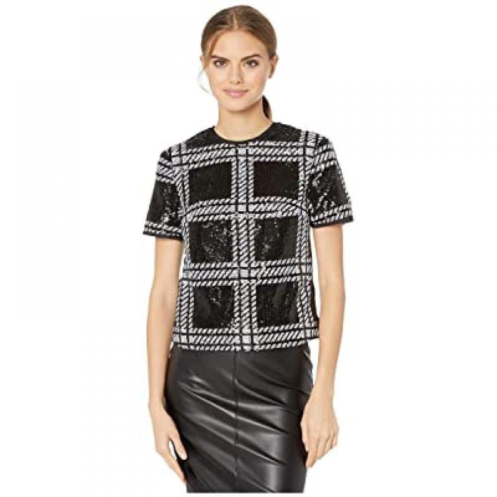 Blouse nieuw pailletjes zwart wit Ted Baker nr 4 (40), Maat 38/40 (M), Zwart, Nieuw, Ophalen of Verzenden