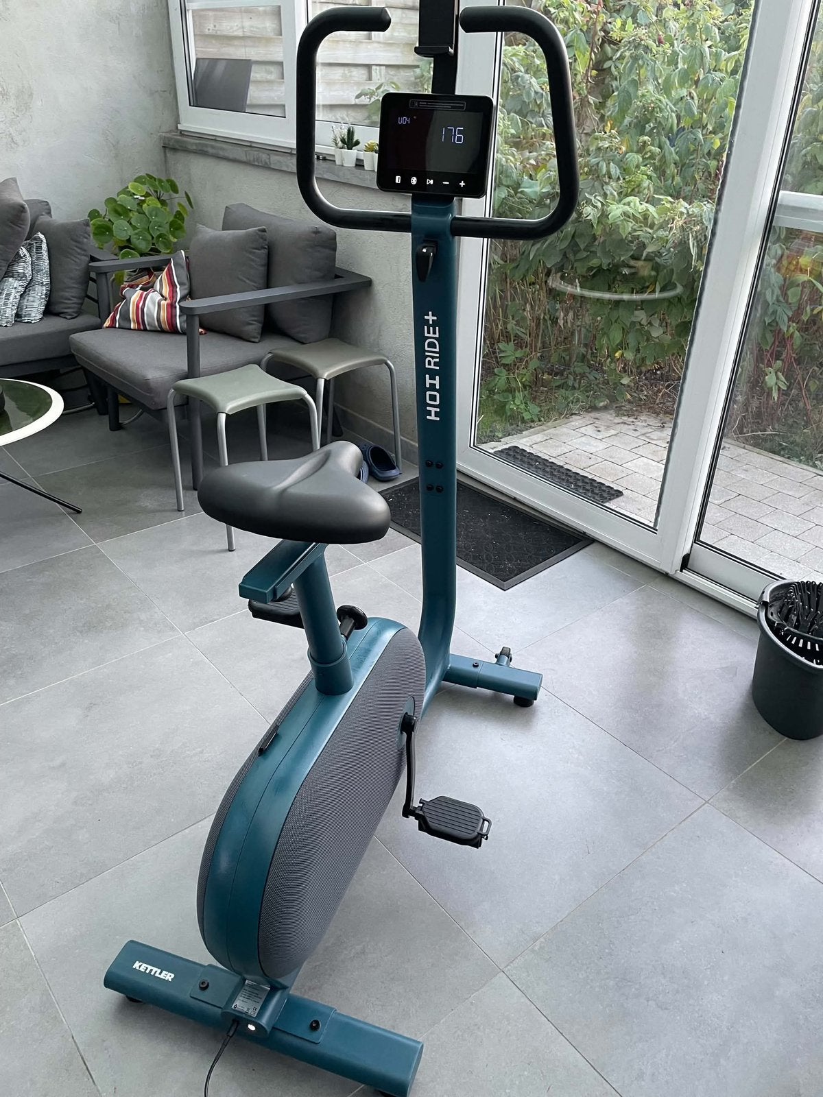 KETTLER HOI RIDE +, Sport en Fitness, Ophalen of Verzenden, Zo goed als nieuw, Hometrainer