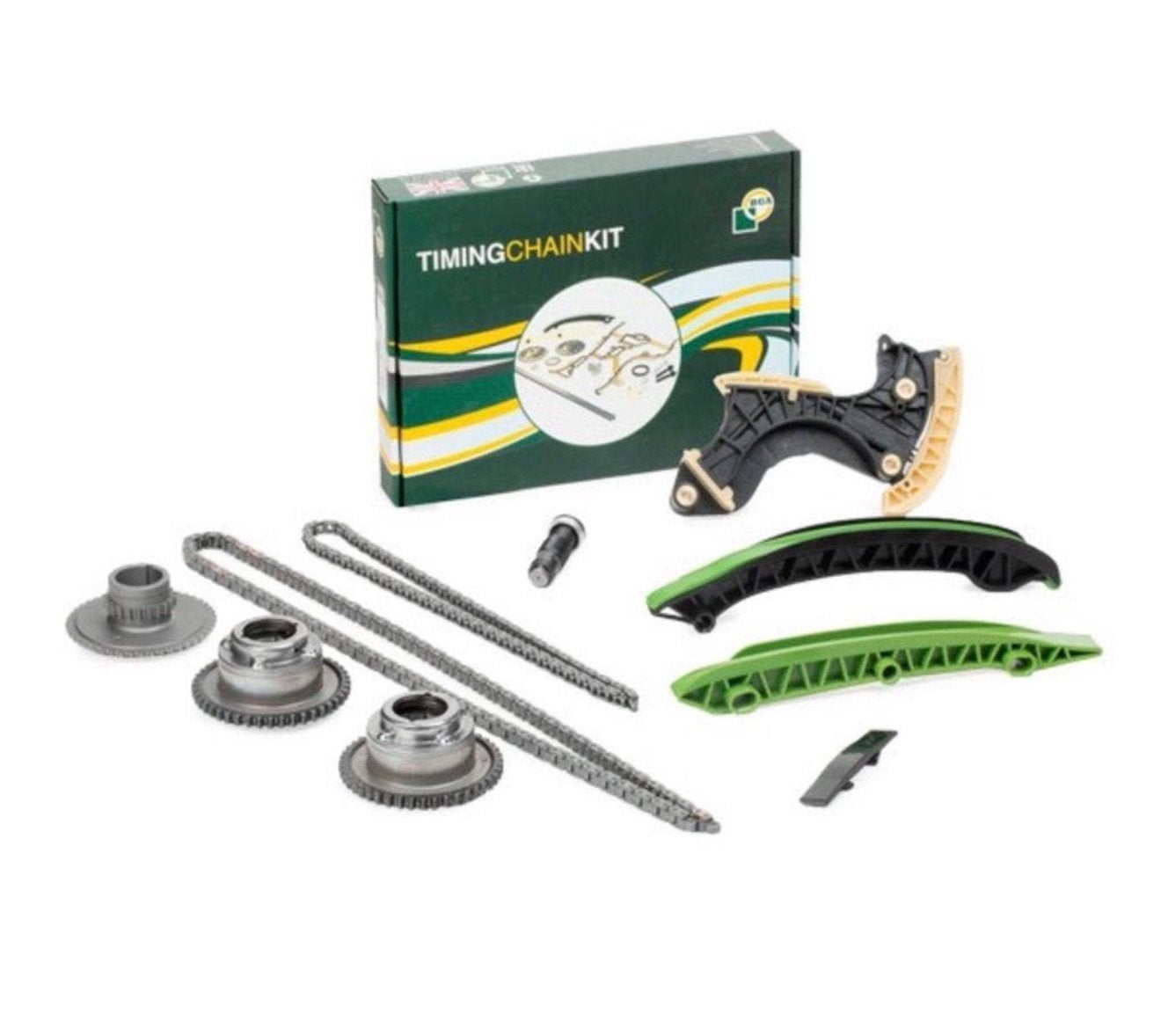 Kit chaîne distribution Mercedes C Classe E SLK + engrenages, Enlèvement ou Envoi