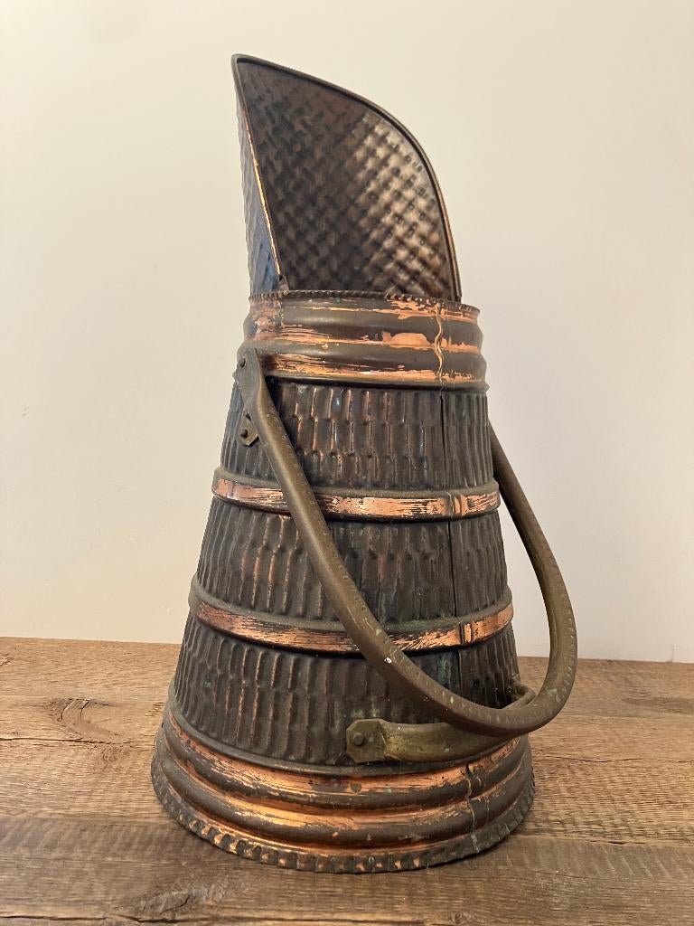 Cruche à charbon, Enlèvement ou Envoi, Cuivre