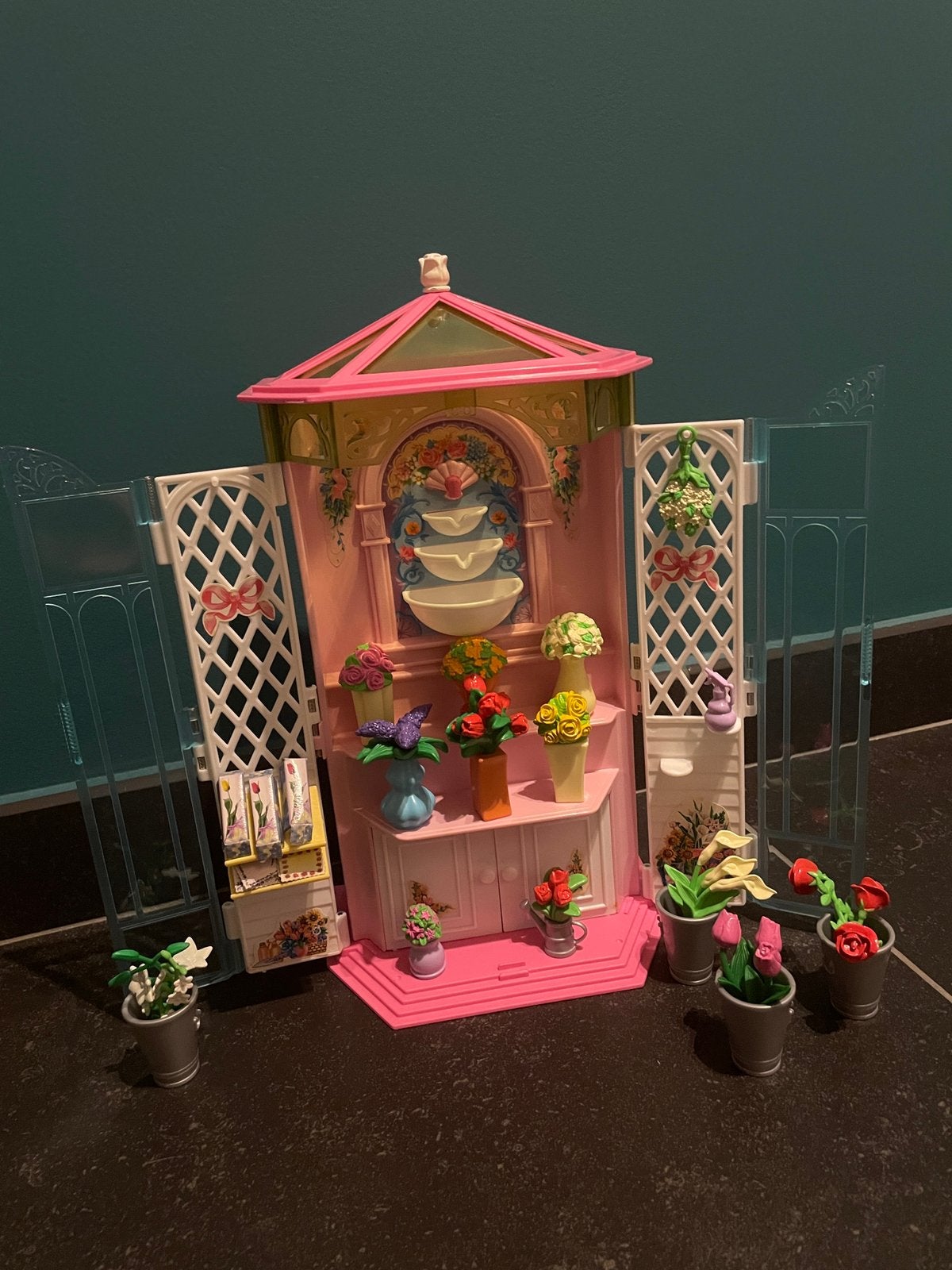Vintage Barbie Wonderful Flower Shop 2000, Enlèvement, Comme neuf, Accessoires
