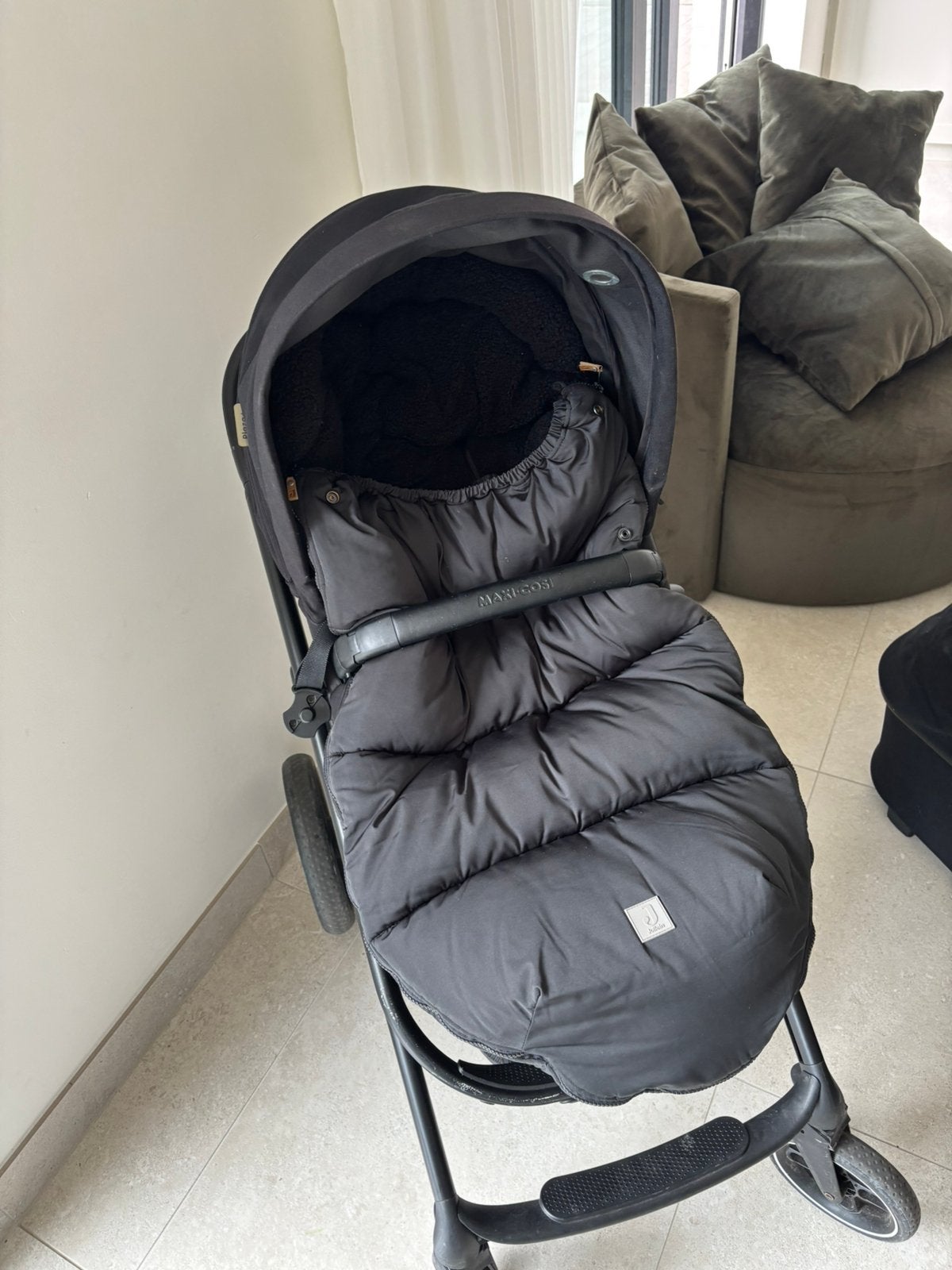 Voetenzak buggy - JOLEIN - Teddystof, Ophalen of Verzenden, Zo goed als nieuw