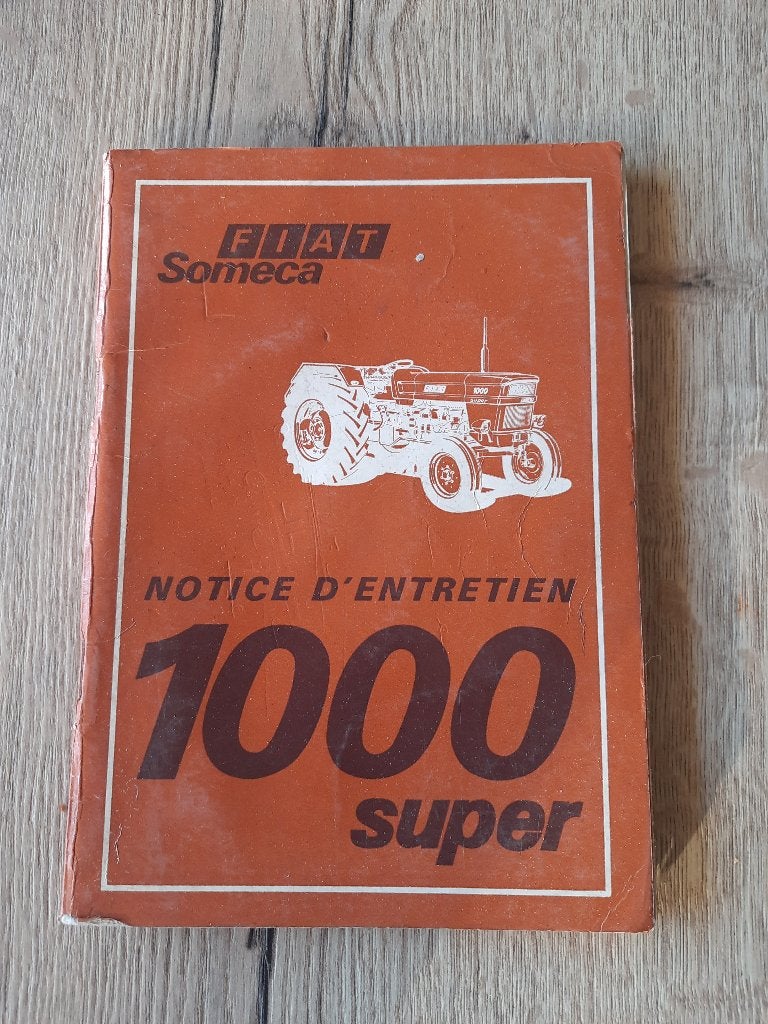 FIAT TRACTOR ONDERHOUDSBOEKJES 1000 SUPER - 850 TD, Zakelijke goederen, Ophalen of Verzenden, Fiat