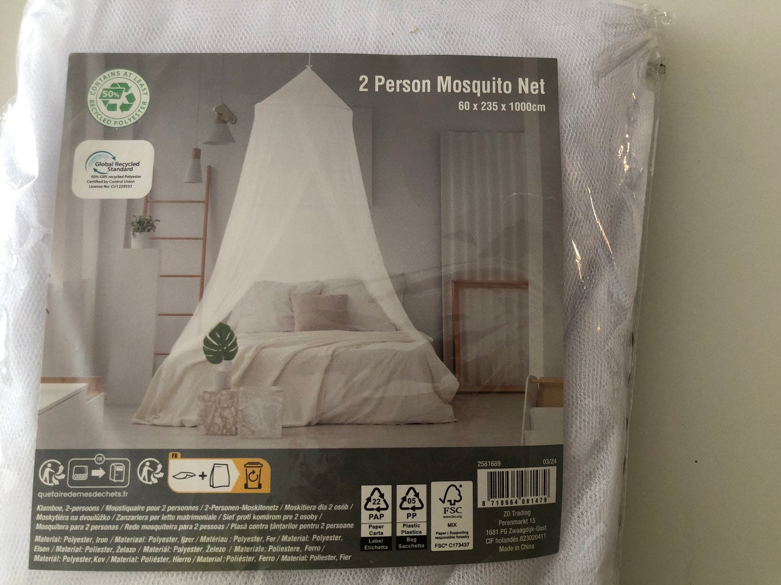 Moustiquaire pour 2 personnes de Mosquito Net, Neuf, Autres dimensions, Normaal, Enlèvement
